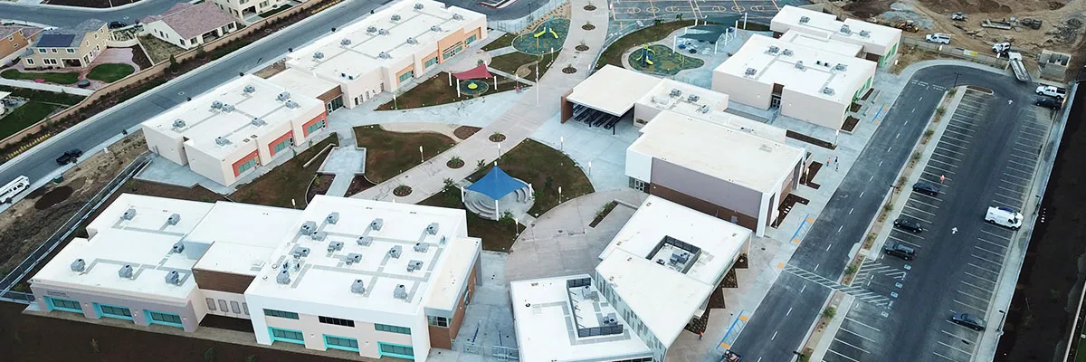 Starlite Elementary School roofing project in Beaumont CA